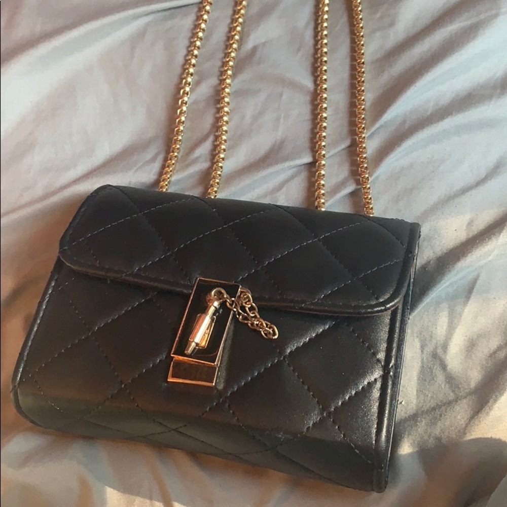 Black crossbody bag